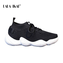 Load image into Gallery viewer, LALA IKAI Sneakers Women Spring Breathable Mesh Shoes Casual Lace Up Vulcanize Shoes Female Soft Pink Tenis Shoes 014A3796-4